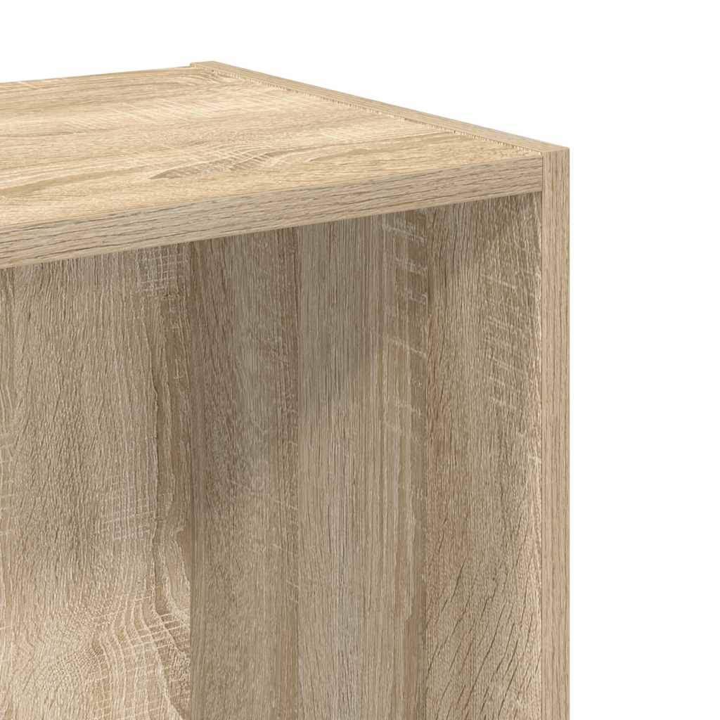 Ormarić za knjige s 2 razine boja hrasta 40x30x76,5 cm drveni
