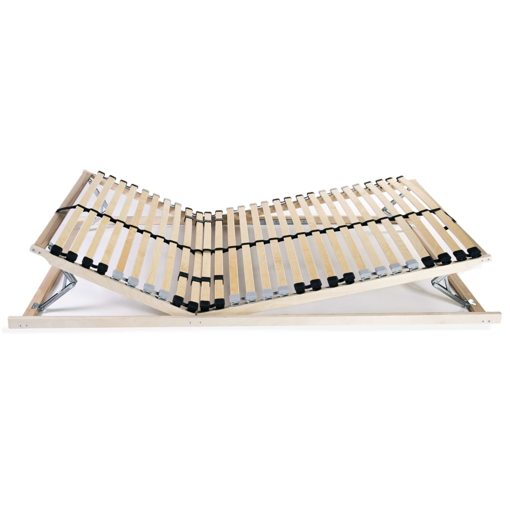 Podnice za krevet 2 kom s 28 letvica i 7 zona 70 x 200 cm