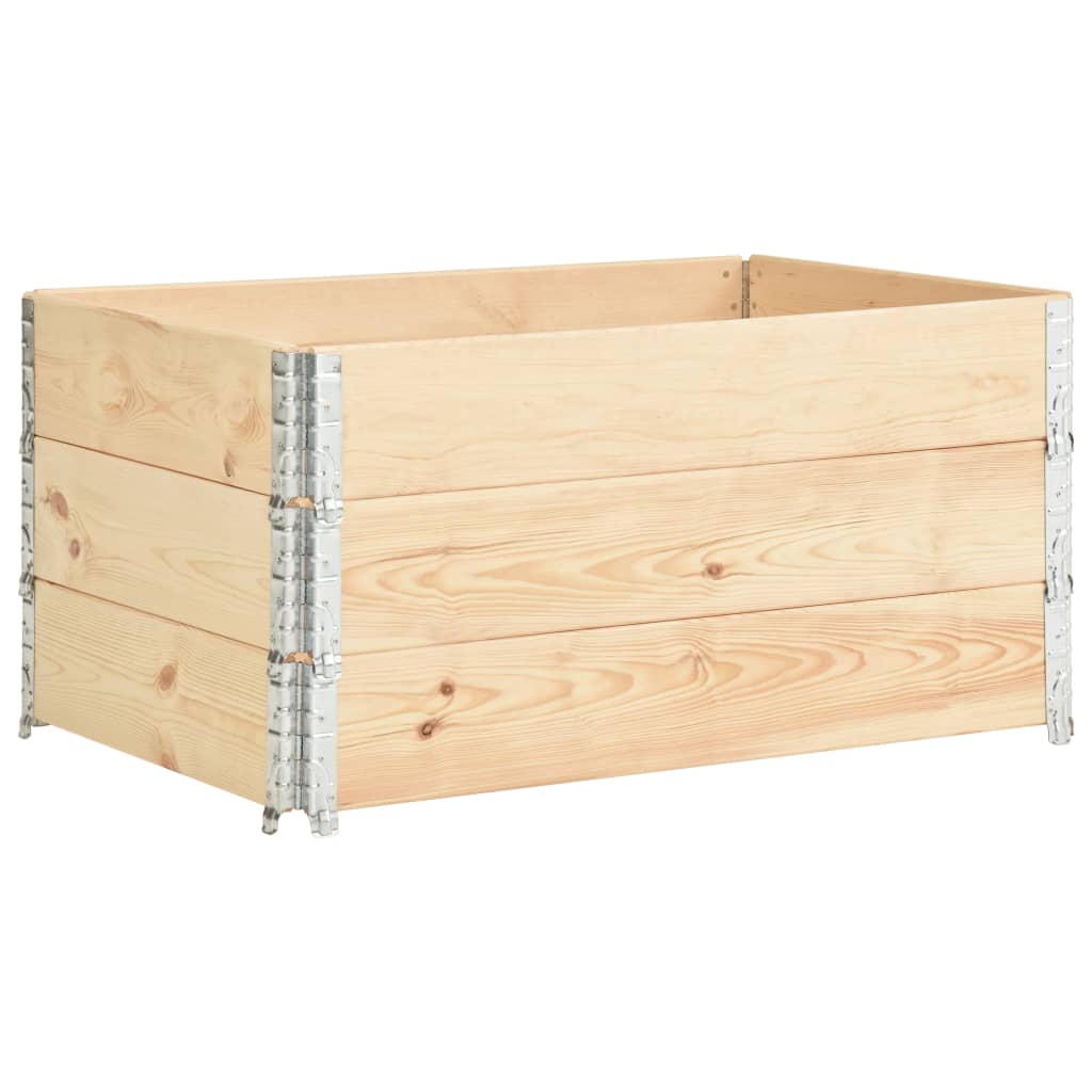 Okviri za palete 3 kom 80 x 120 cm od masivne borovine