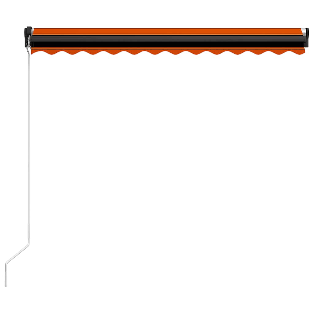 Tenda na ručno uvlačenje 350 x 250 cm narančasto-smeđa