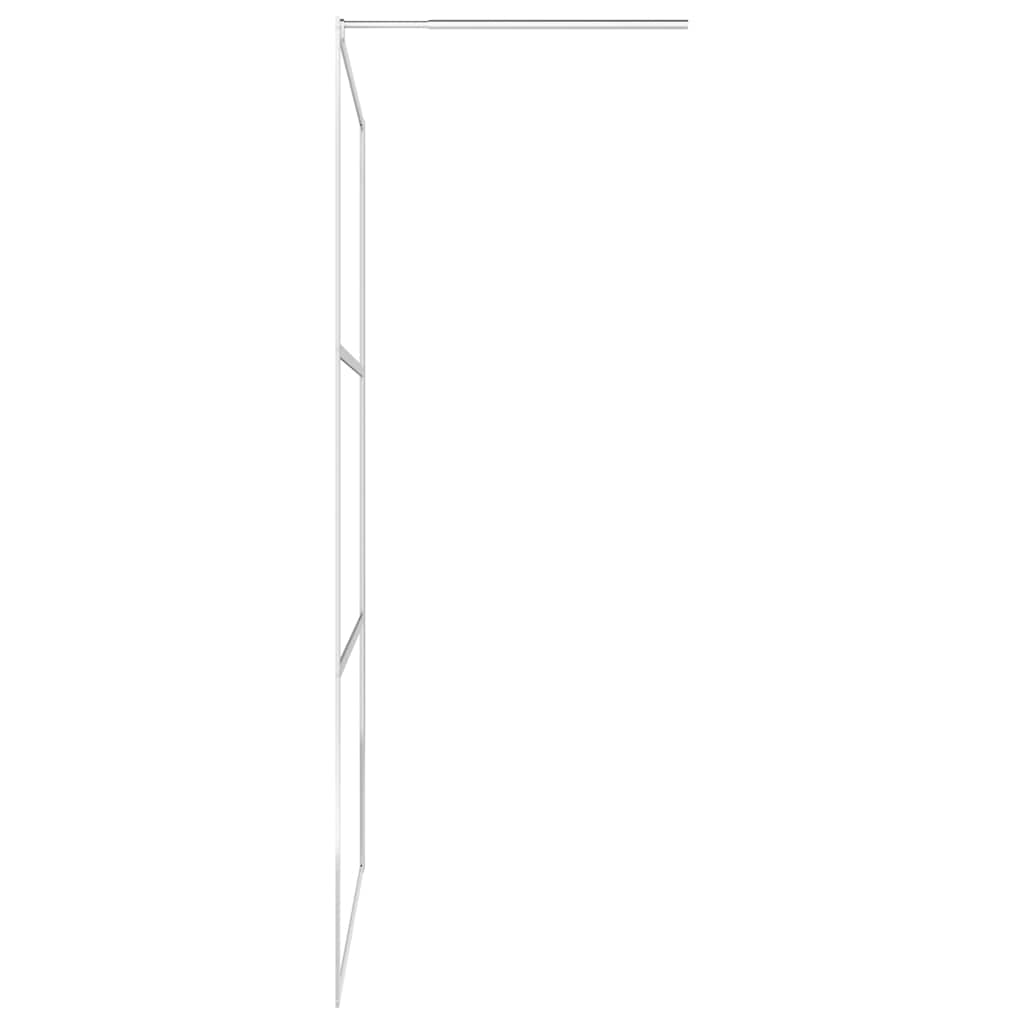 Pregrada za tuširanje s napola mutnim staklom ESG 115 x 195 cm