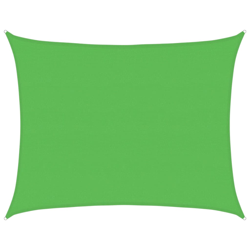 Jedro za zaštitu od sunca 160 g/m² svjetlozeleno 6 x 7 m HDPE