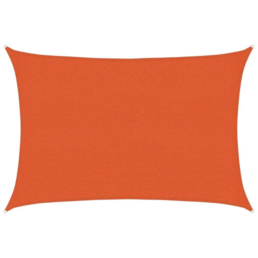 Jedro za zaštitu od sunca 160 g/m² narančasto 2,5 x 4 m HDPE