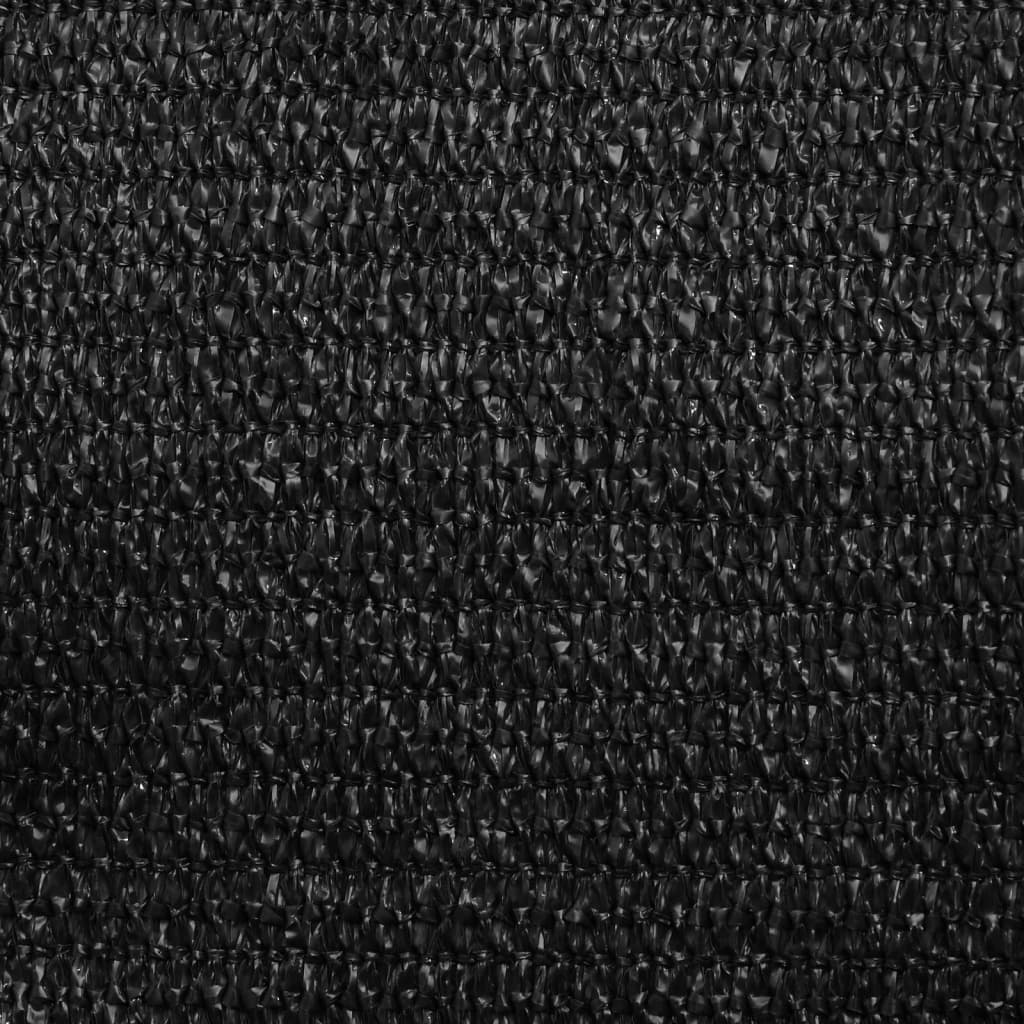Jedro za zaštitu od sunca 160 g/m² crno 4 x 7 m HDPE