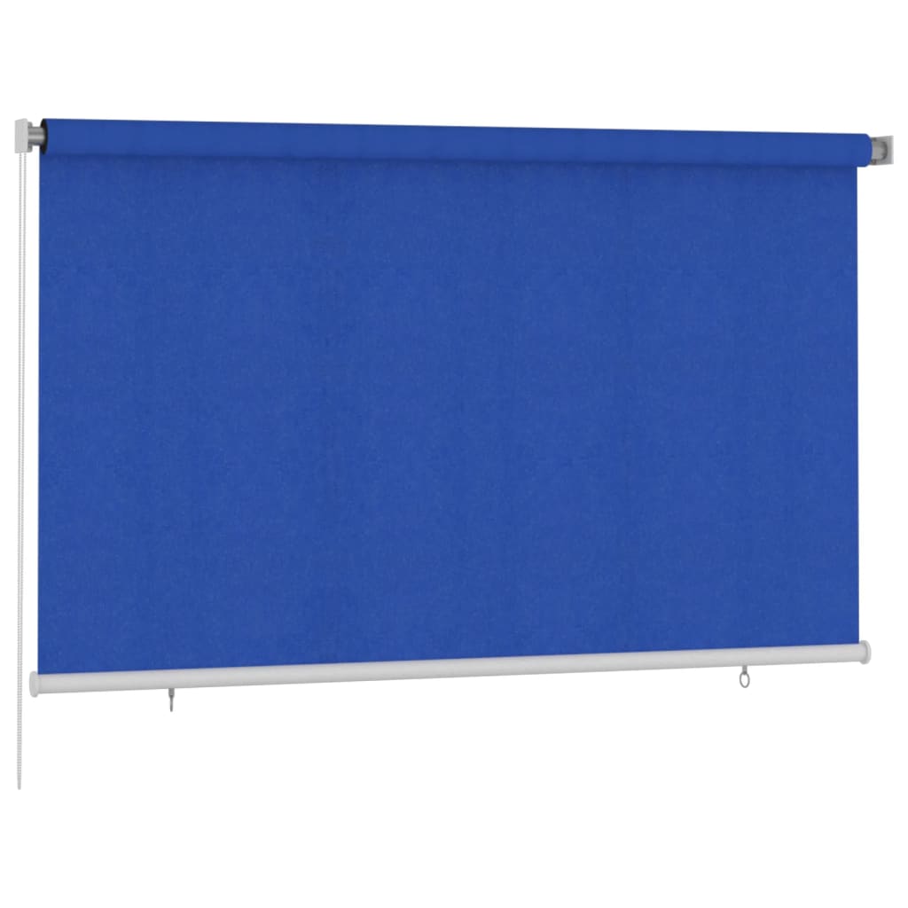 Vanjska roleta za zamračivanje 240 x 140 cm plava HDPE
