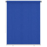 Vanjska roleta za zamračivanje 180 x 230 cm plava HDPE