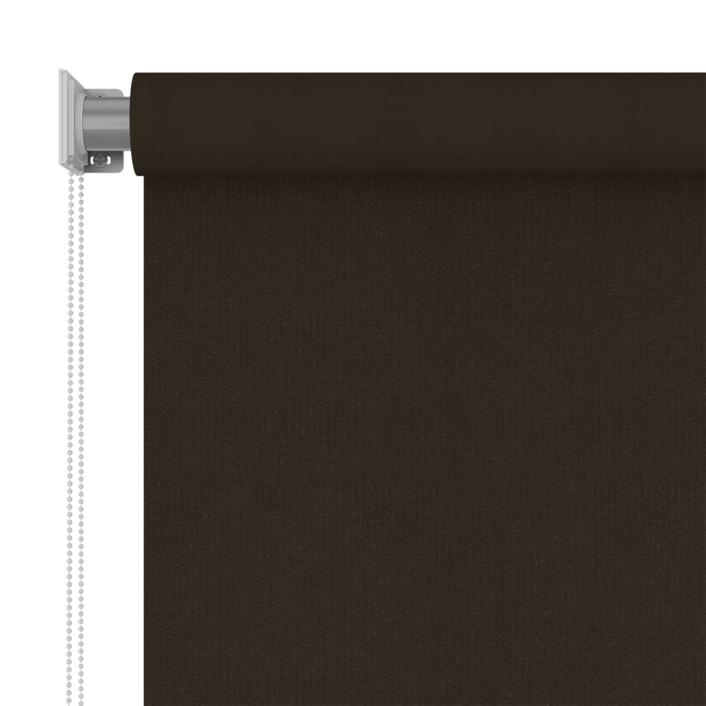 Vanjska roleta za zamračivanje 350 x 140 cm smeđa HDPE