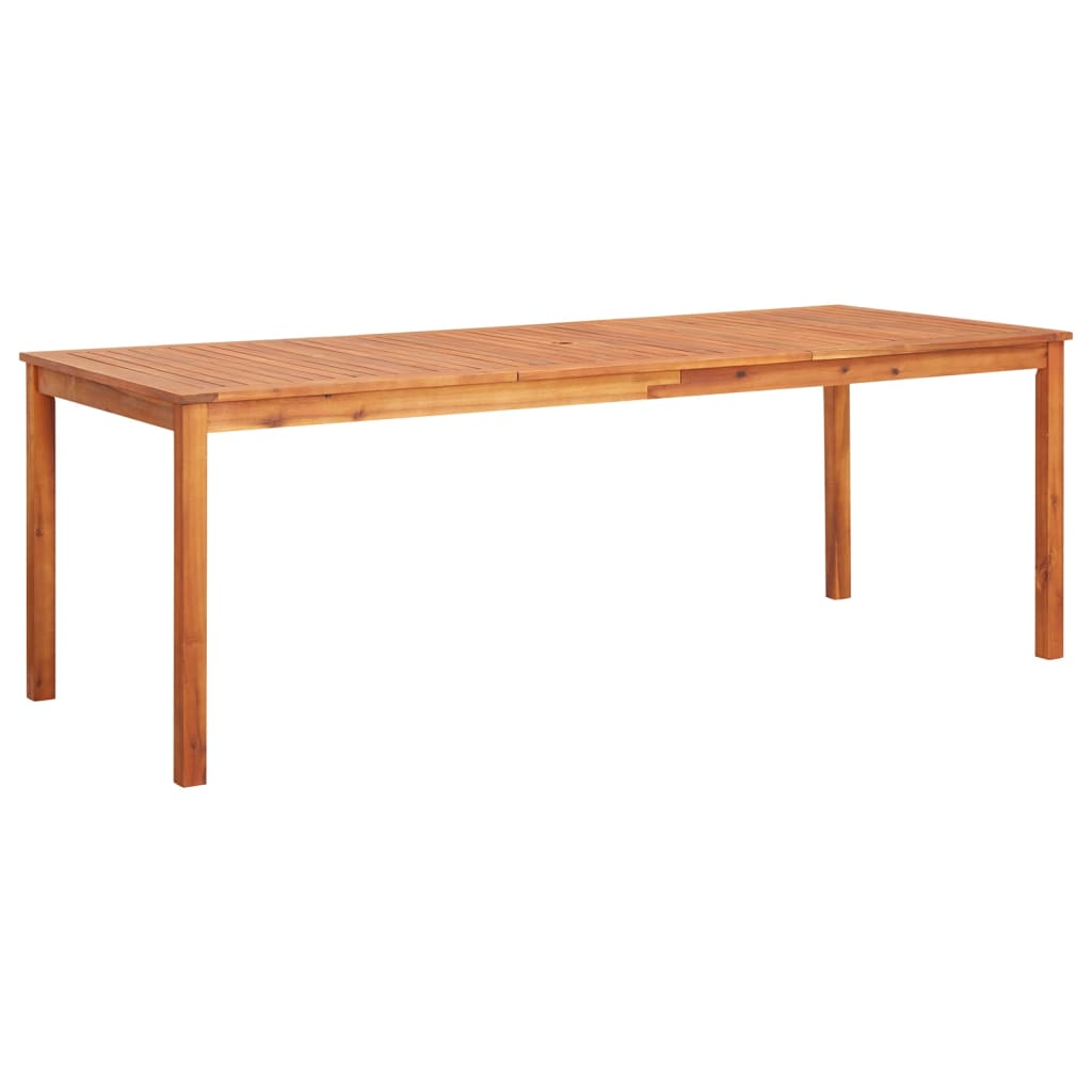 7-dijelni vrtni blagovaonski set od drva bagrema s jastucima