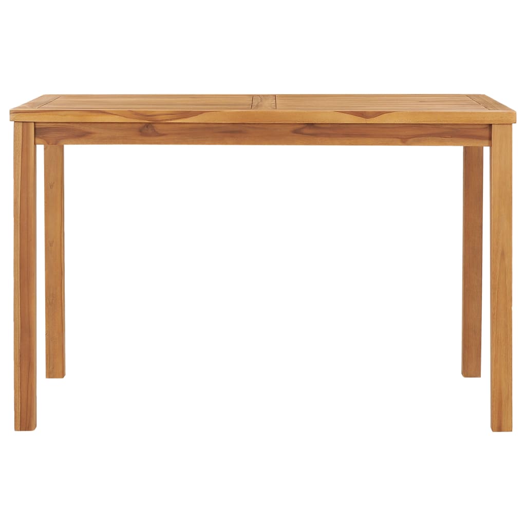 Vrtni blagovaonski set od 5 dijelova 120 x 70 cm masivno tikovino drvo