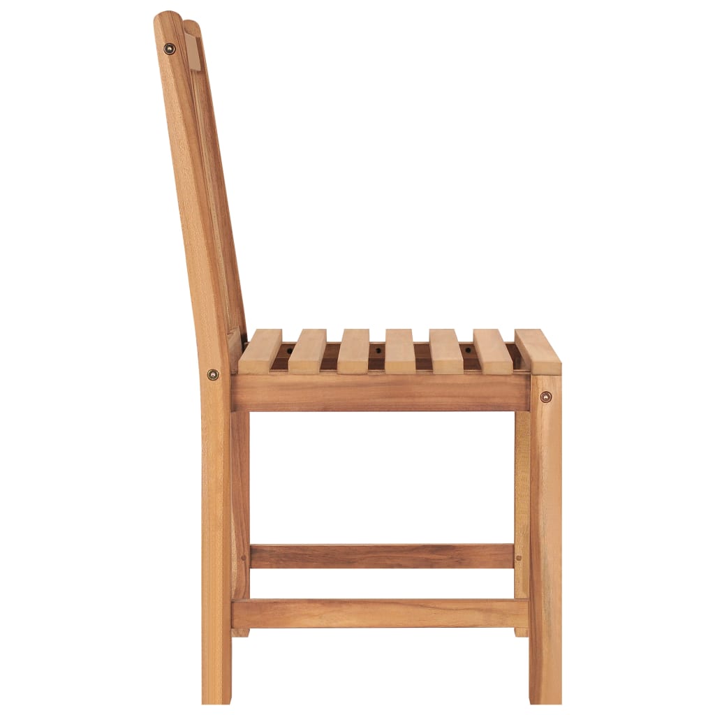 Vrtni blagovaonski set od 7 dijelova 120 x 70 cm masivno tikovino drvo