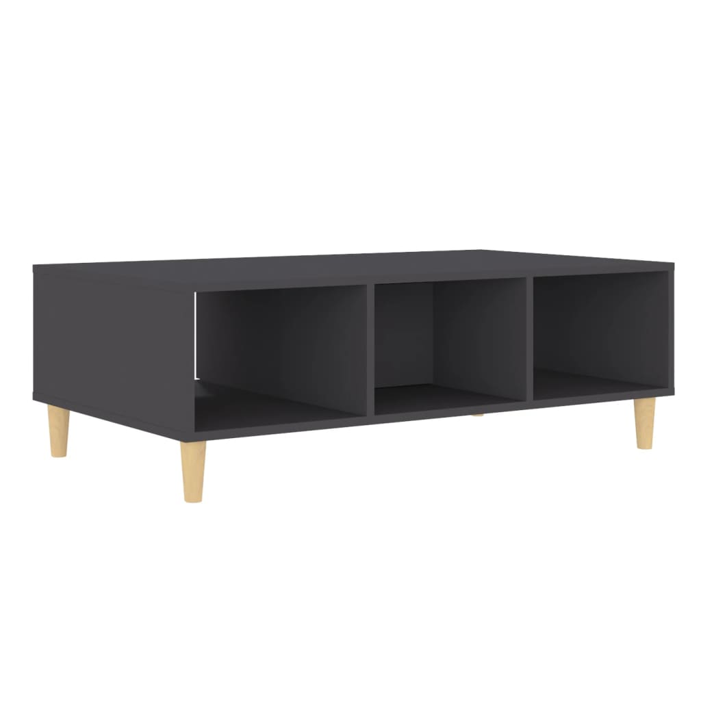Stolić za kavu sivi 103,5 x 60 x 35 cm konstruirano drvo