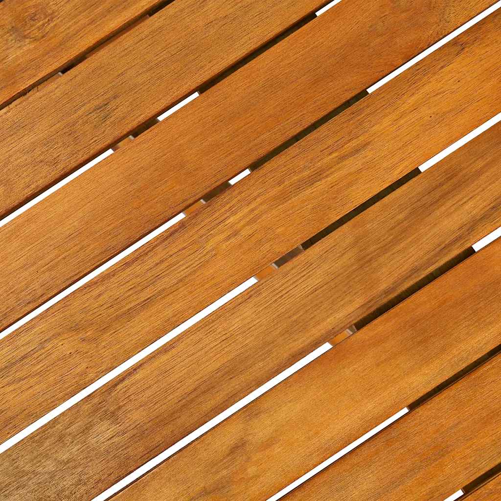 11-dijelni vrtni blagovaonski set 220x90x75 cm bagremovog drva