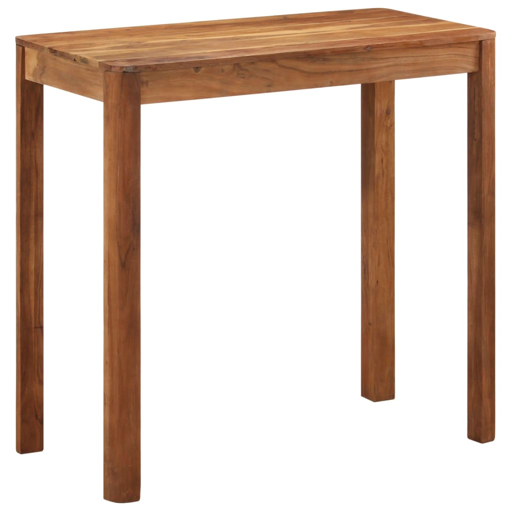 Barski stol od drva bagrema s premazom boje meda 110x55x106 cm