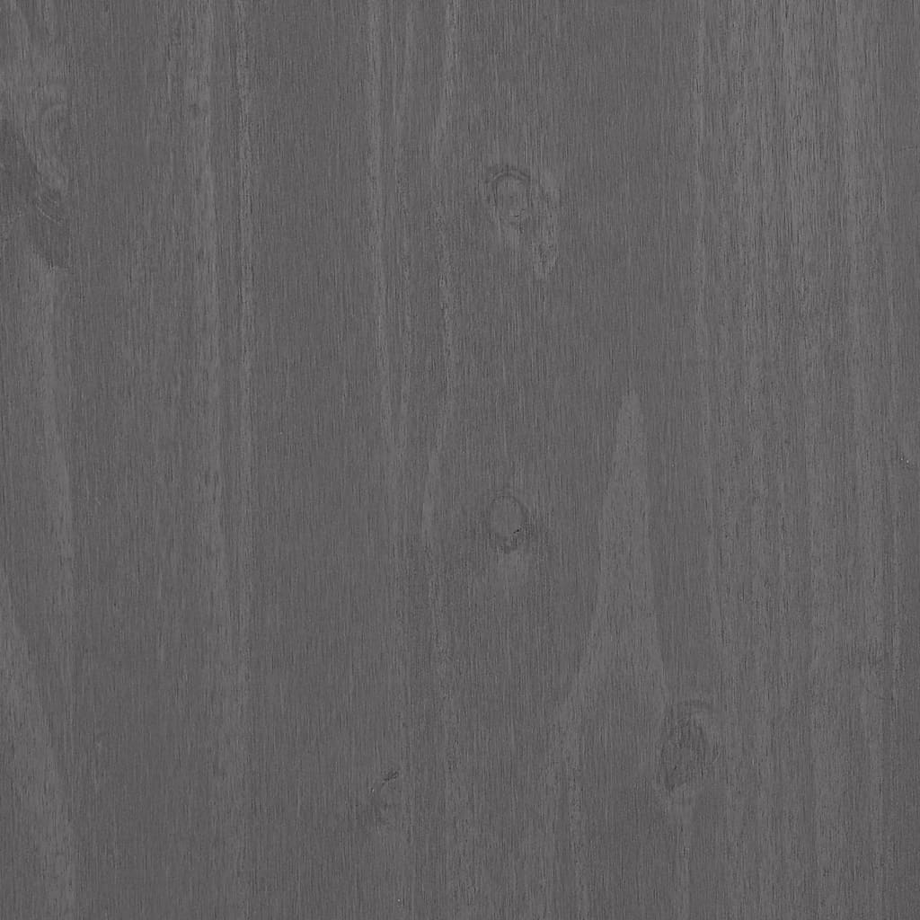 Komoda svjetlosiva 79 x 40 x 80 cm od masivne borovine