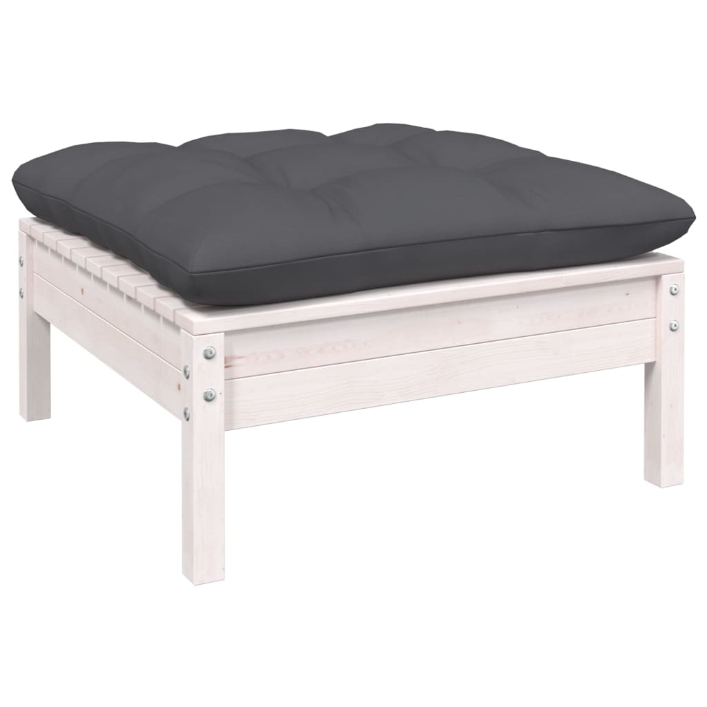 7-dijelna vrtna garnitura s jastucima od masivne borovine