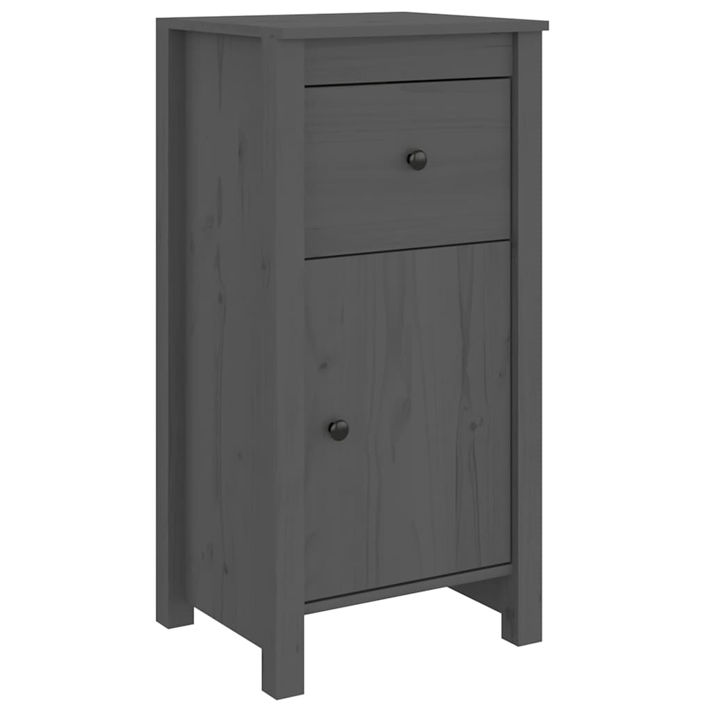 Komode 2 kom sive 40x35x80 cm od masivne borovine
