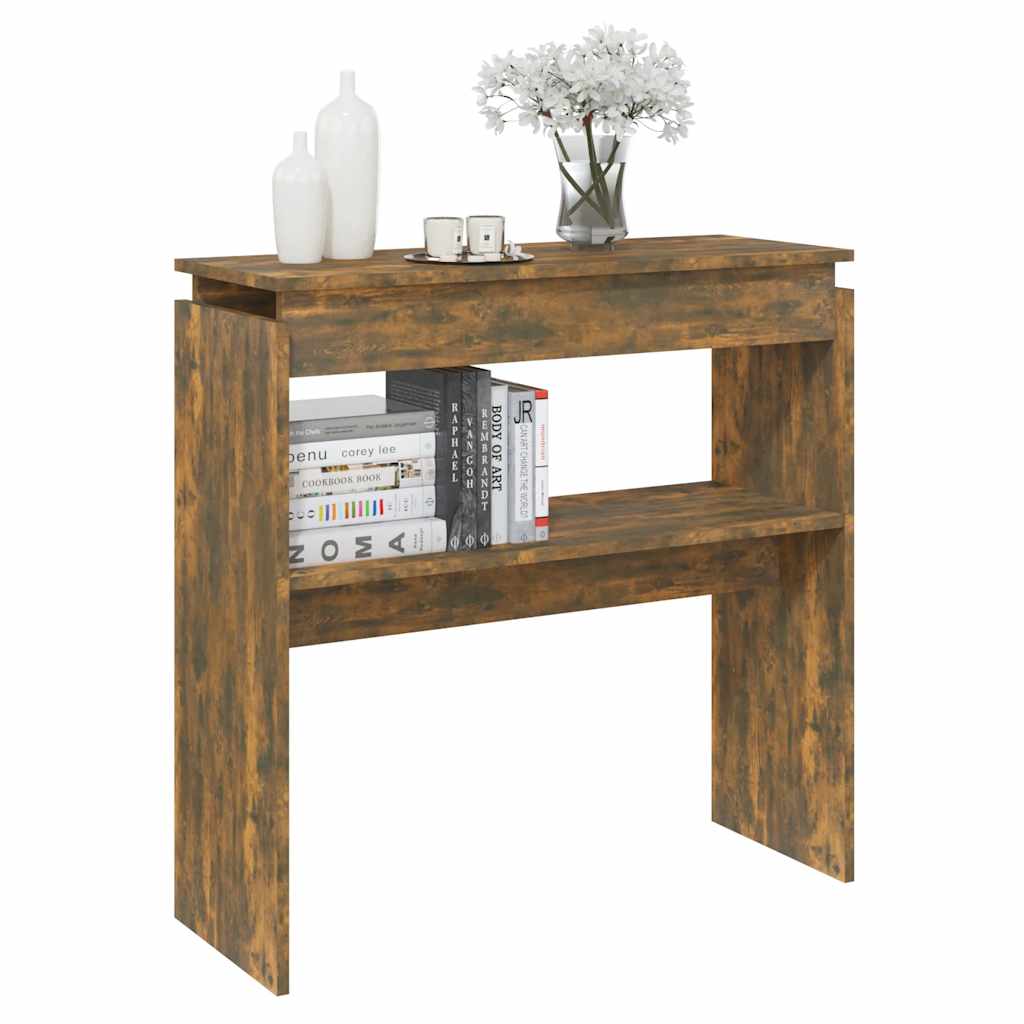 Konzolni stol boja hrasta 80 x 30 x 80 cm od konstruiranog drva