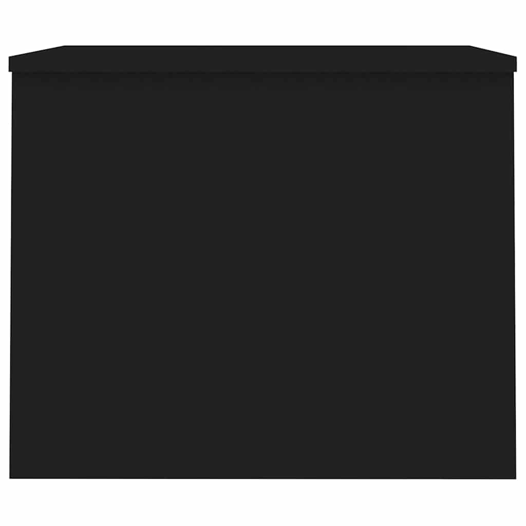 Stolić za kavu crni 80 x 50,5 x 41,5 cm od konstruiranog drva