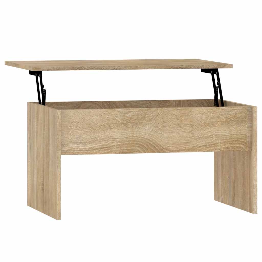 Stolić za kavu boja hrasta 80x50,5x41,5 cm konstruirano drvo