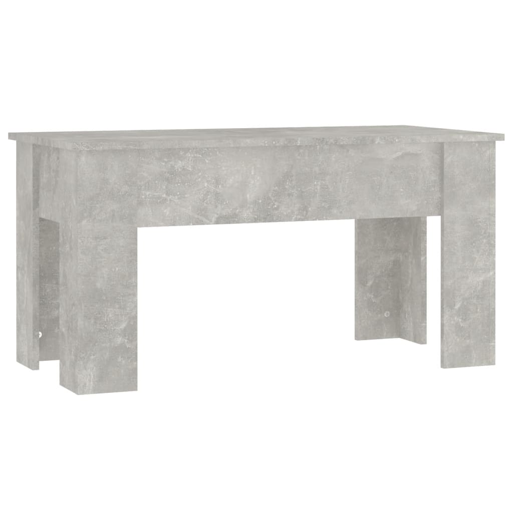 Stolić za kavu boja betona 101x49x52 cm konstruirano drvo
