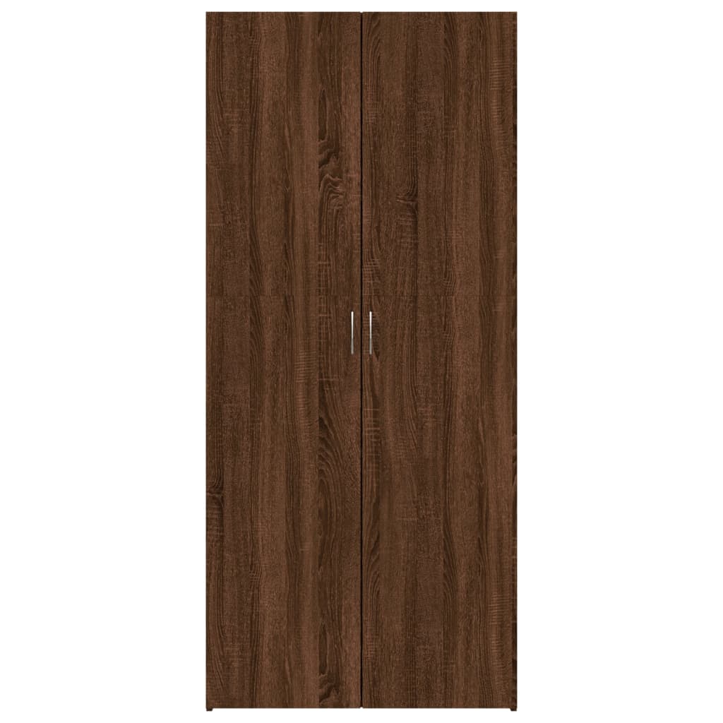 Ormarić za cipele boja hrasta 80x35,5x180 cm konstruirano drvo