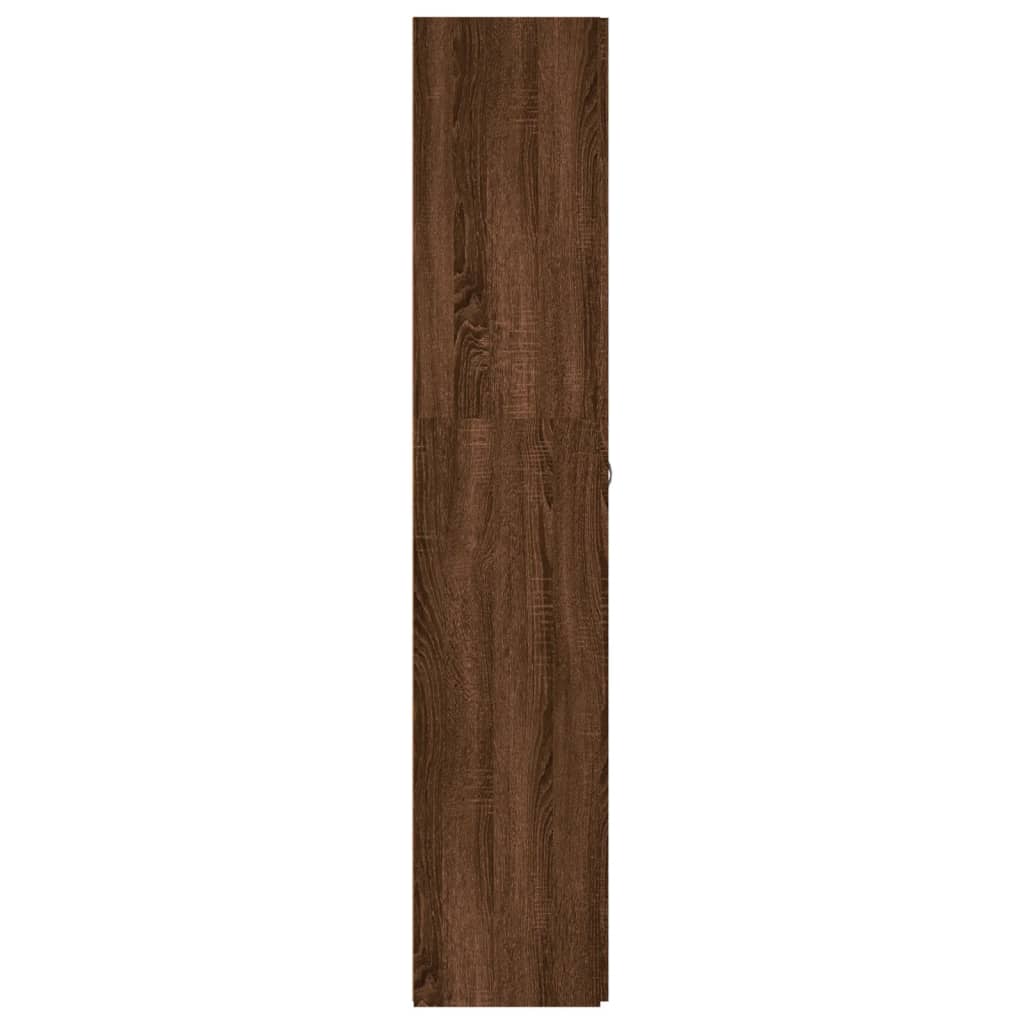 Ormarić za cipele boja hrasta 80x35,5x180 cm konstruirano drvo