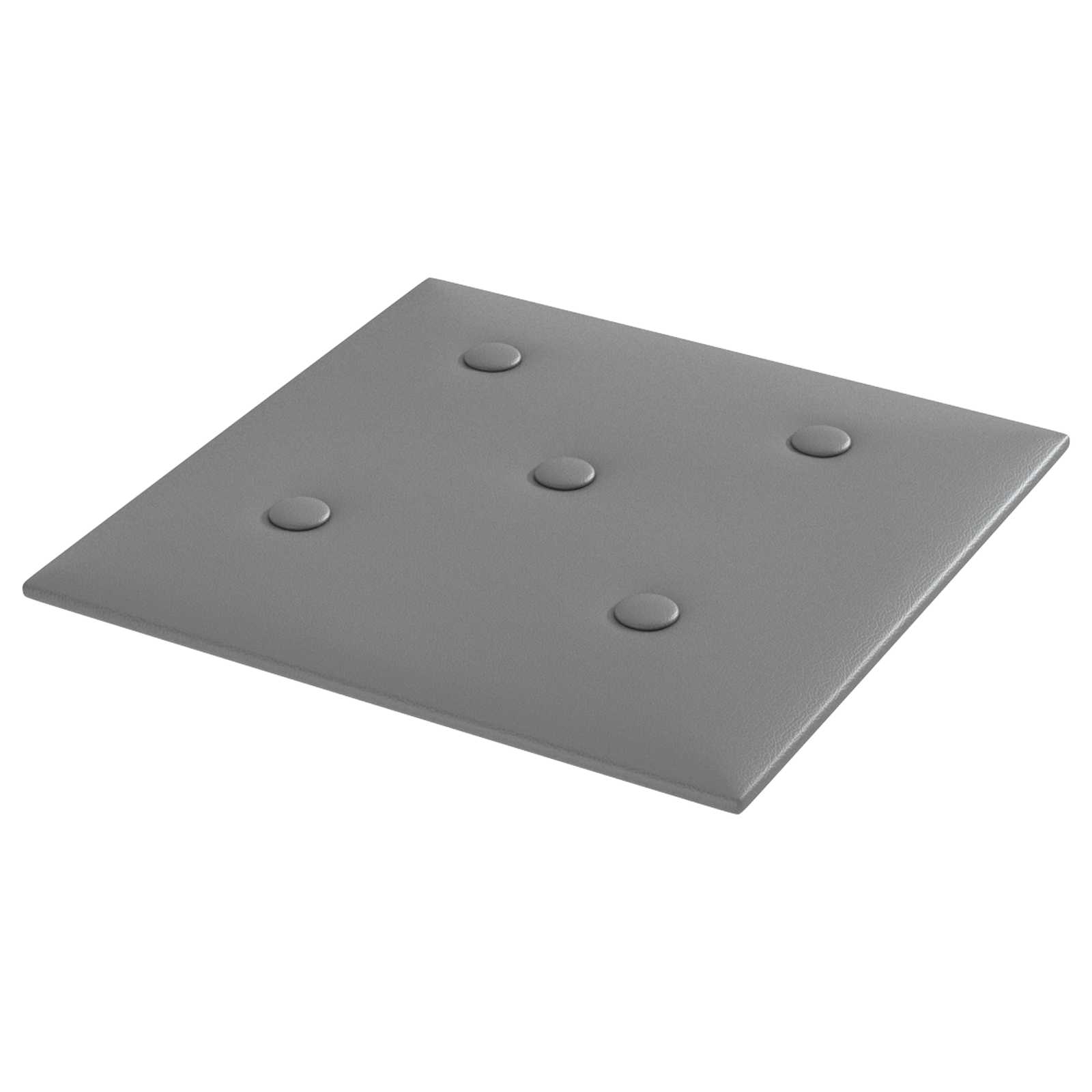 Zidna uzglavlja 12 pcs Sivi 30 x 30 cm Lažna koža