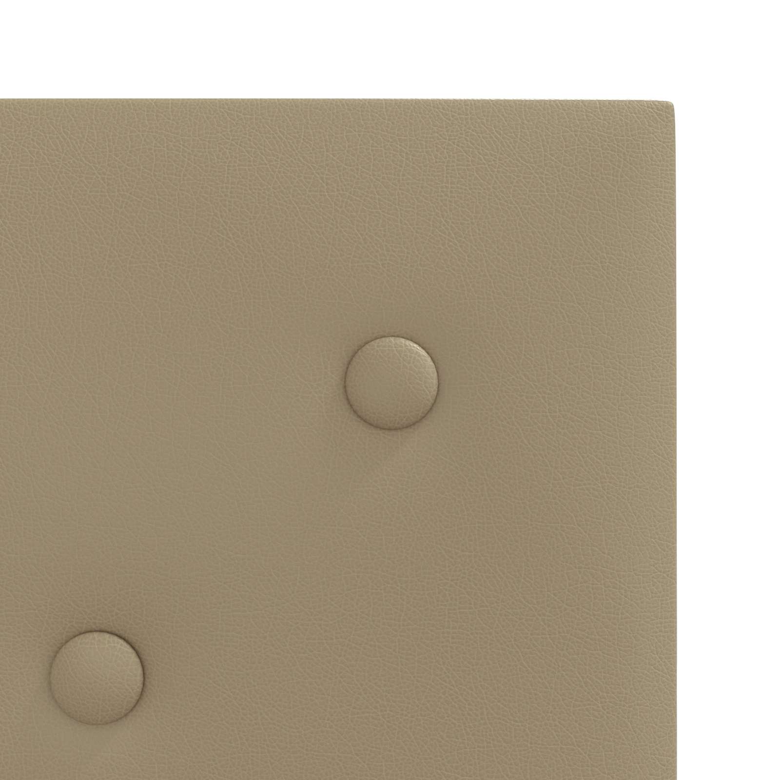 Zidna uzglavlja 12 pcs Boja cappuccina 30 x 30 cm Lažna koža