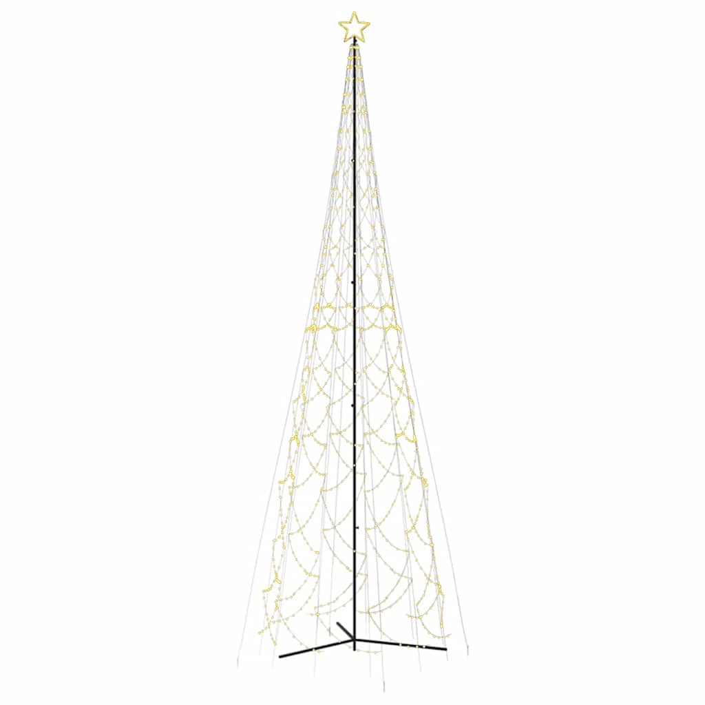 Božićno drvce u češeru toplo bijelo 3000 LED dioda 230x800 cm