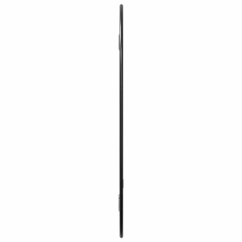 Zidno ogledalo crna 30x25 cm