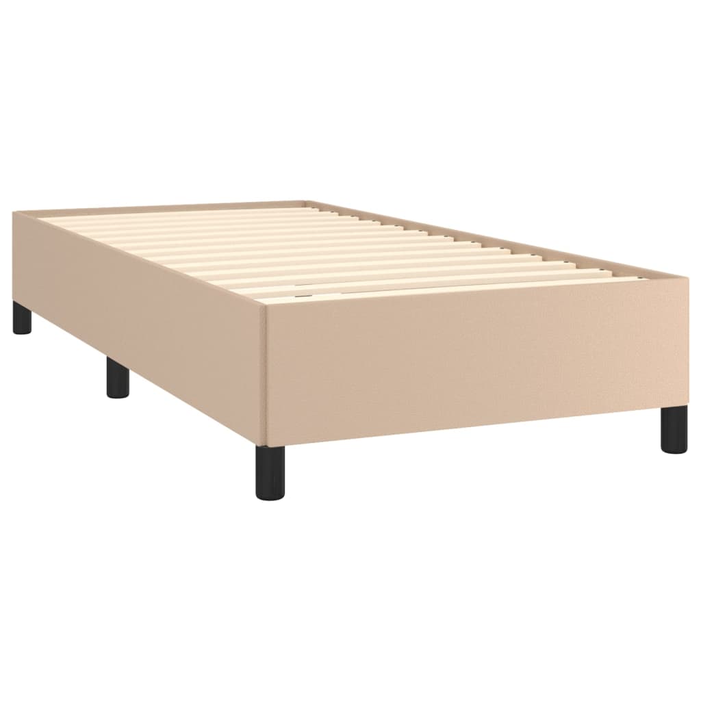 Okvir za krevet boja cappuccina 90x200 cm od umjetne kože