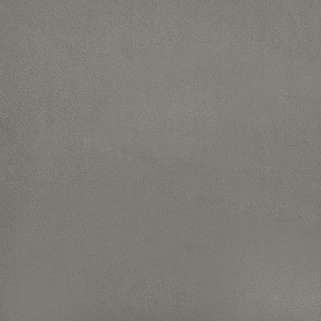 Okvir za krevet bez madraca svjetlosivi 80x200 cm baršunasti