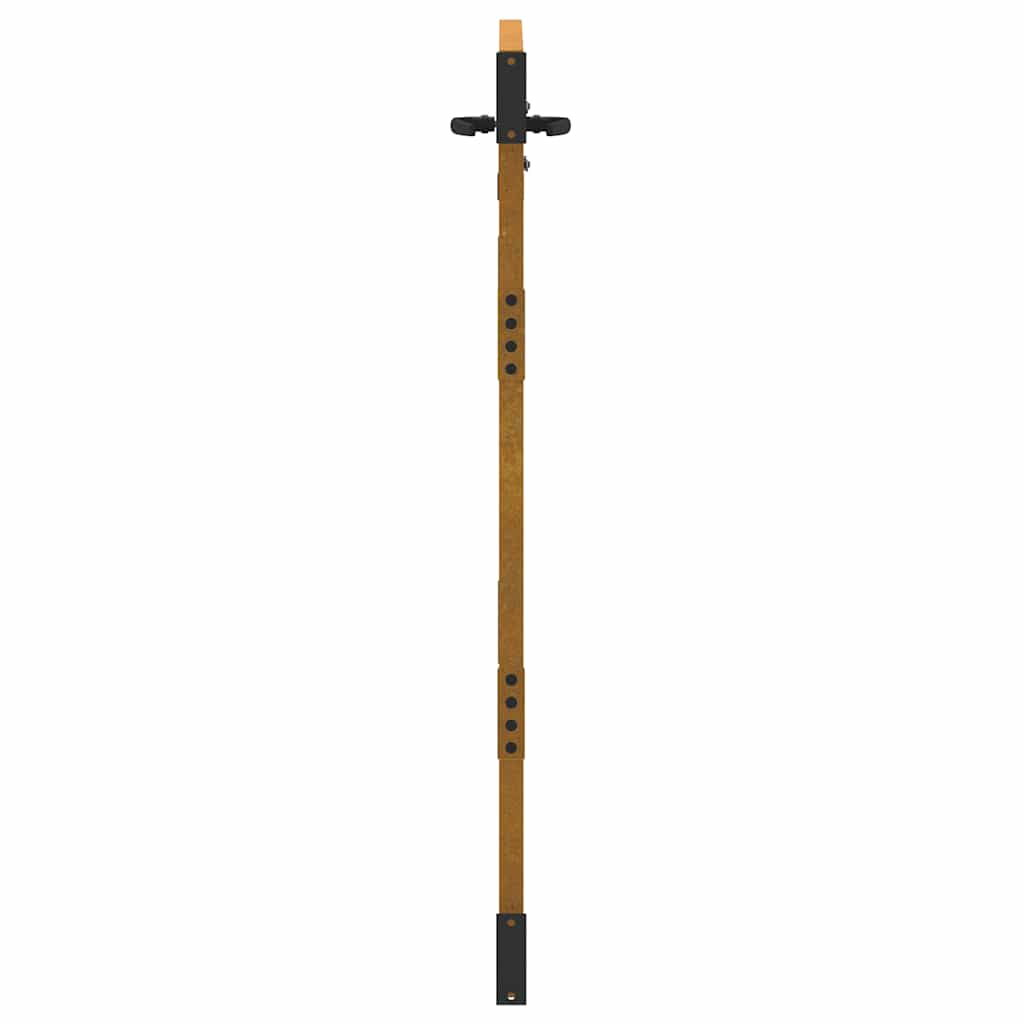Vrtna vrata 85 x 125 cm od čelika COR-TEN