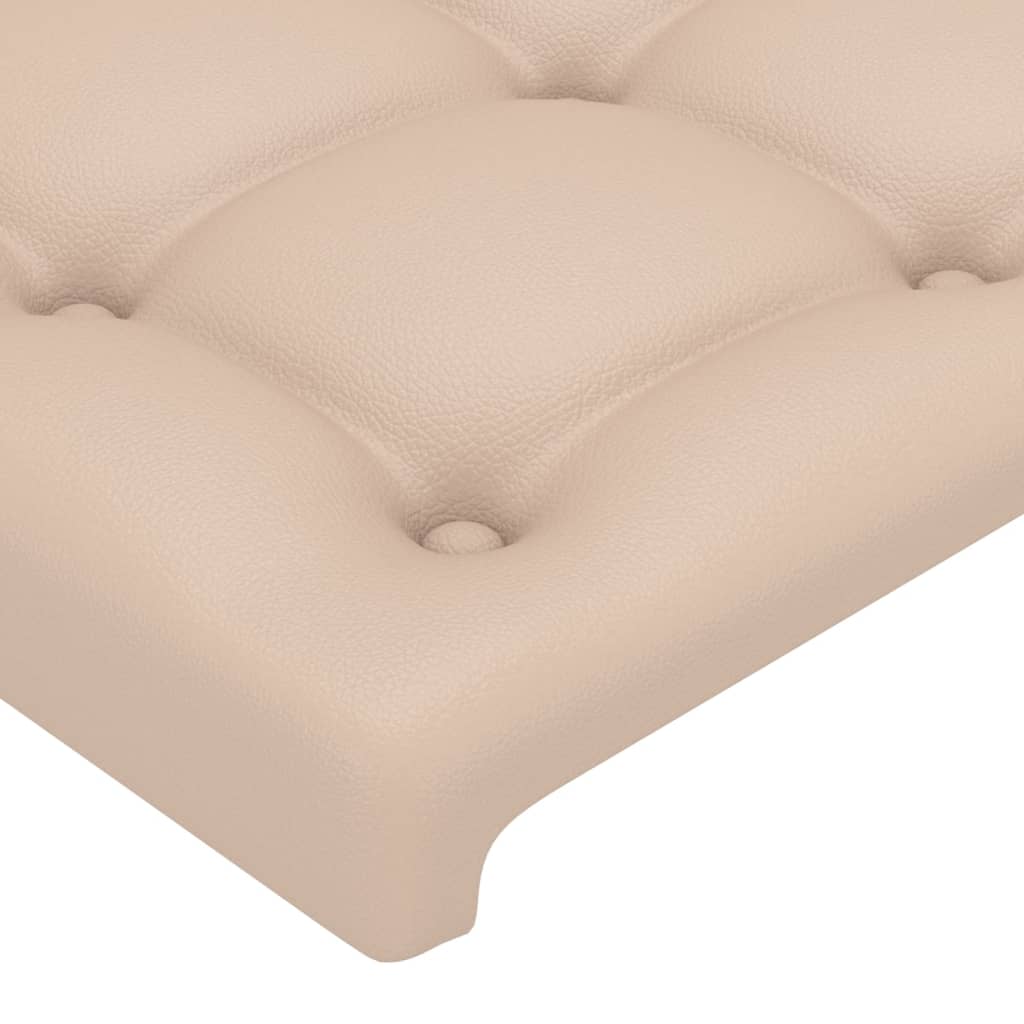 Uzglavlje Cappuccino 80x5x118/128 cm Imitacija kože