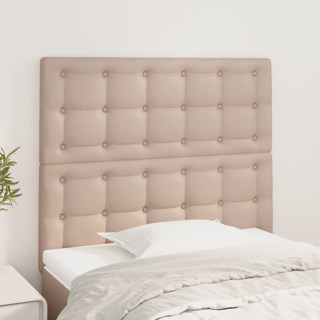 Uzglavlje Cappuccino 80x5x118/128 cm Imitacija kože
