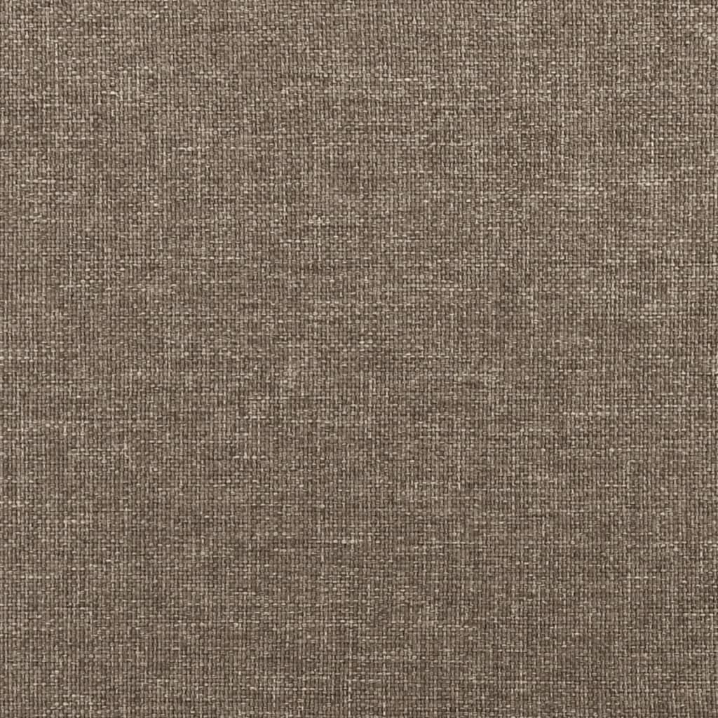 Uzglavlje boje taupe 160x5x118/128 cm tkanina