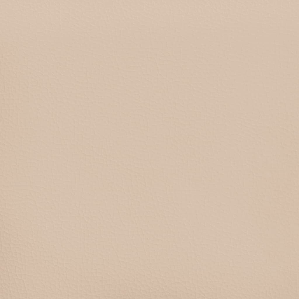 Uzglavlje s ušima boja cappuccina 83x23x78/88 cm umjetna koža