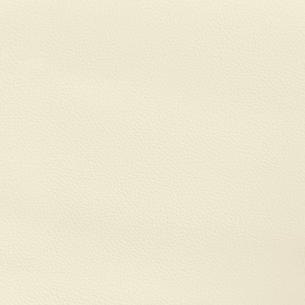 Uzglavlje s ušima krem 163x16x78/88 cm od od umjetne kože