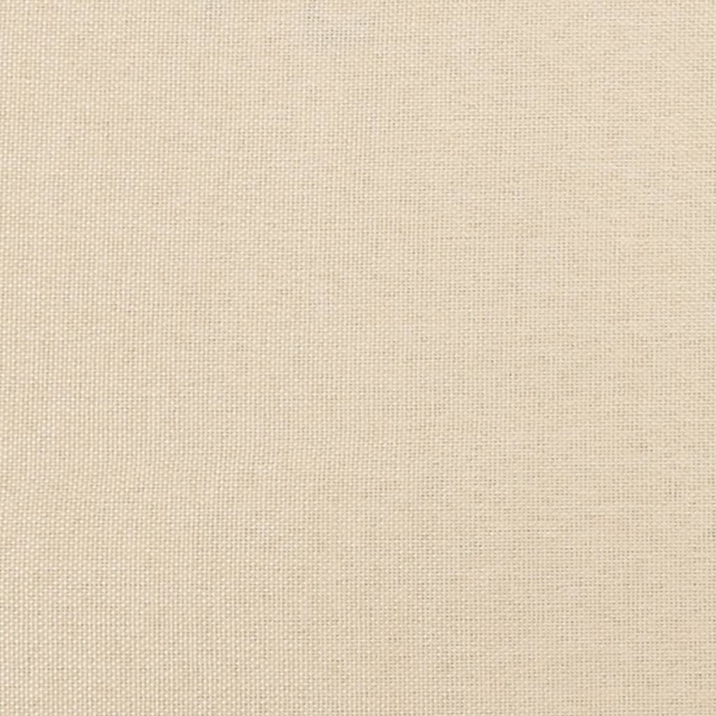 Uzglavlje s ušima krem 203x16x118/128 cm od tkanine
