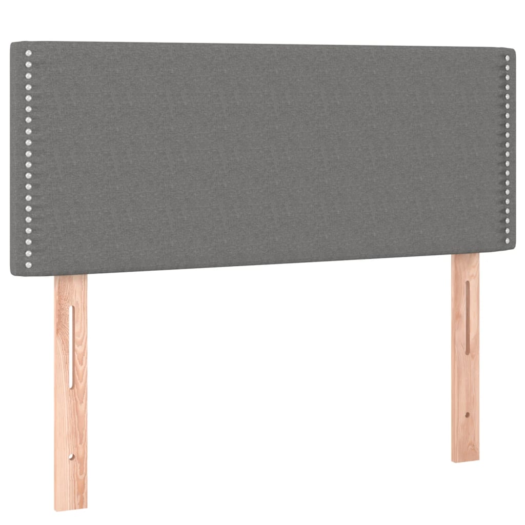 LED uzglavlje tamnosivo 100x5x78/88 cm od tkanine