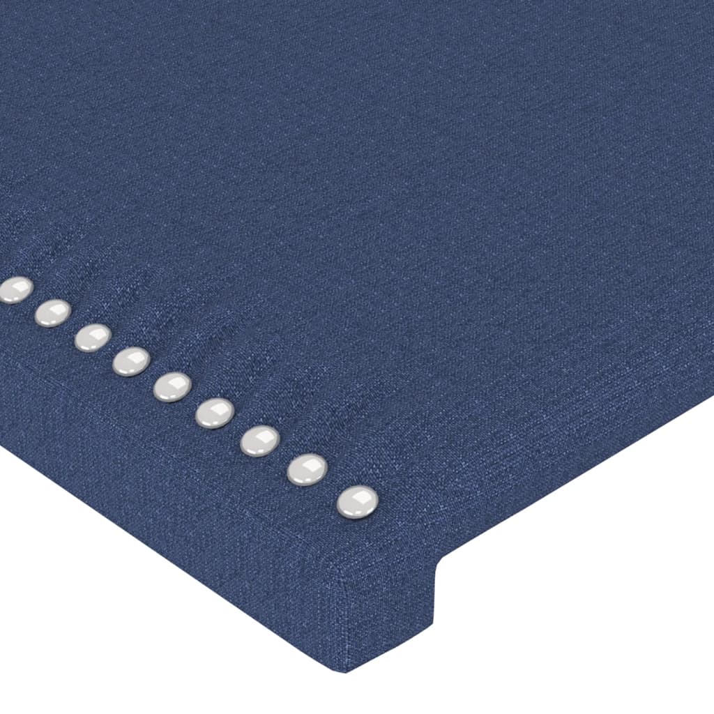 LED uzglavlje plavo 183x16x78/88 cm od tkanine