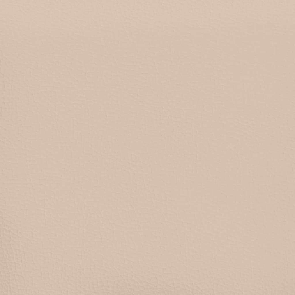 Okvir za krevet s uzglavljem cappuccino 80x200 cm umjetna koža