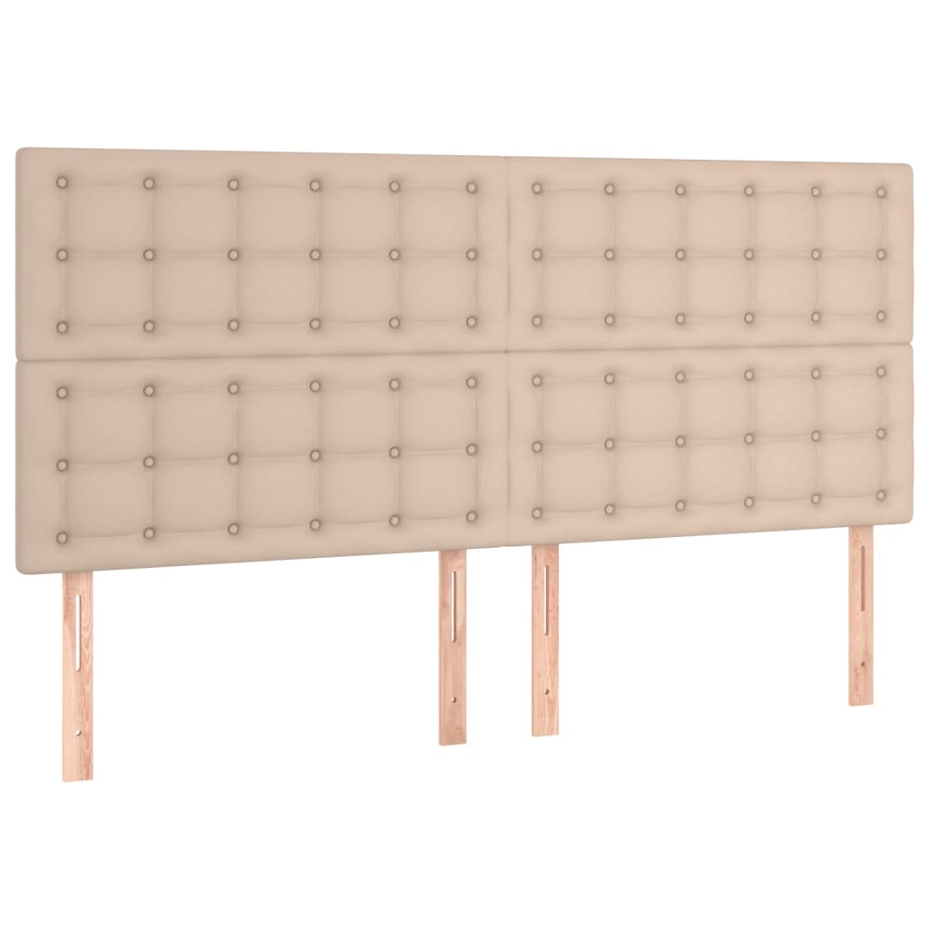 Okvir za krevet s uzglavljem cappuccina 160x200 cm umjetna kože