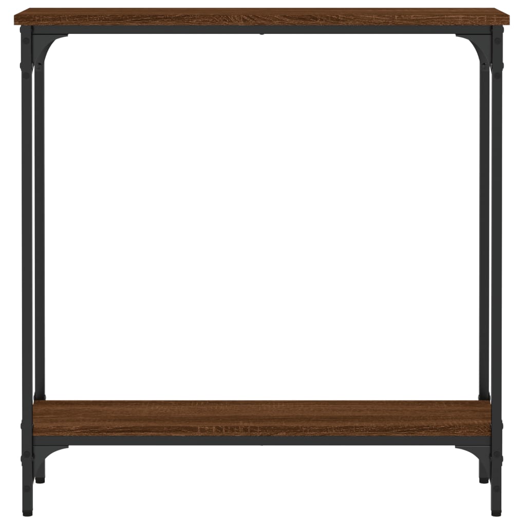 Konzolni stol smeđa boja hrasta 75x22,5x75 cm konstruirano drvo