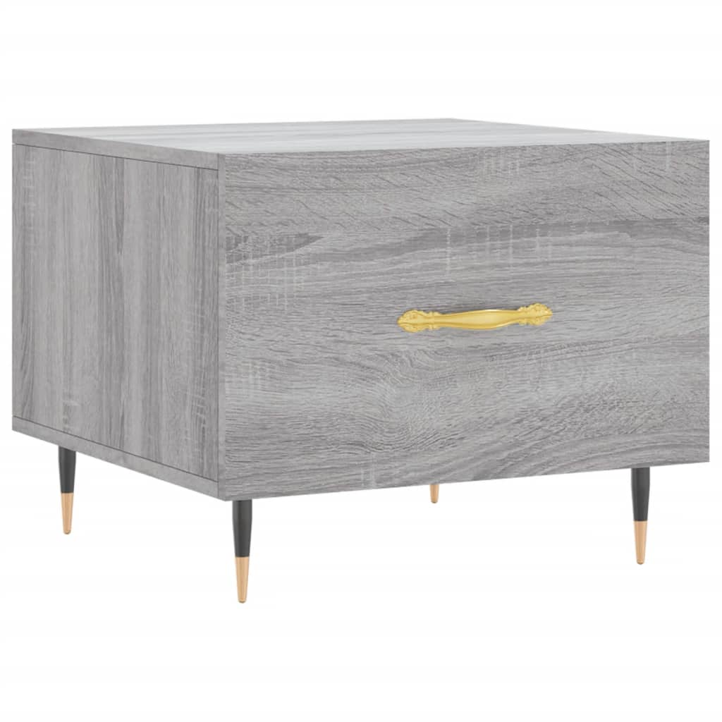 Stolići za kavu 2 kom boja hrast 50x50x40 cm konstruirano drvo