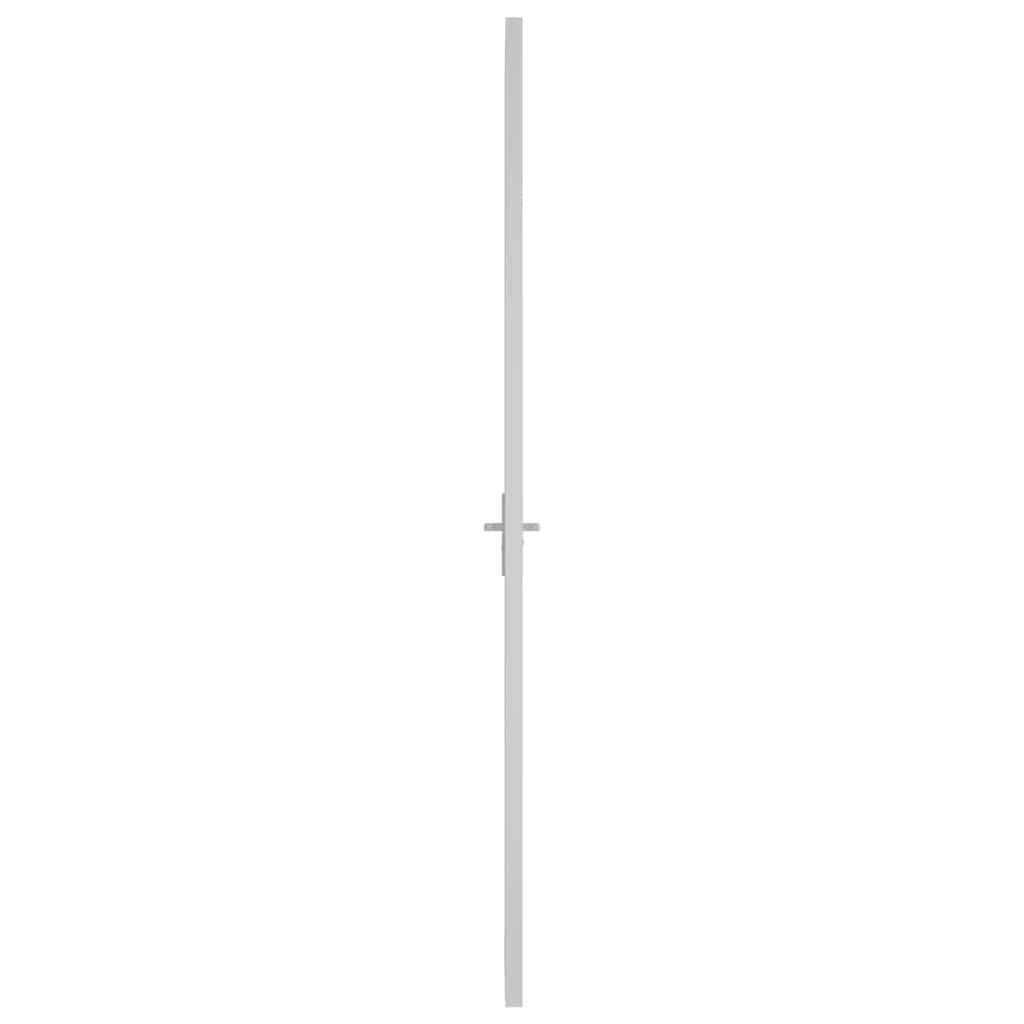 Unutarnja vrata 93 x 201,5 cm Bijela od ESG stakla i aluminija