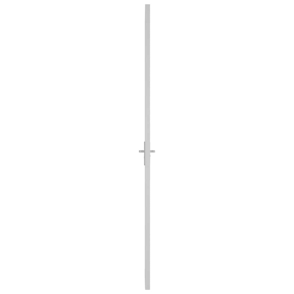 Unutarnja vrata 76 x 201,5 cm Bijela od ESG stakla i aluminija