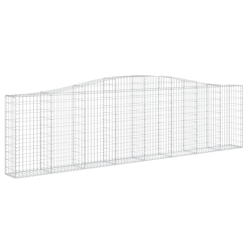 Lučne gabionske košare 7 kom 400x30x100/120cm pocinčano željezo