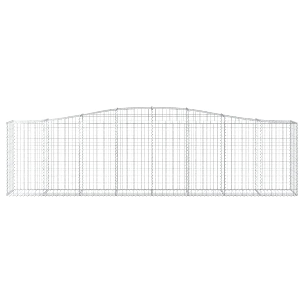 Lučne gabionske košare 5 kom 400x50x100/120cm pocinčano željezo