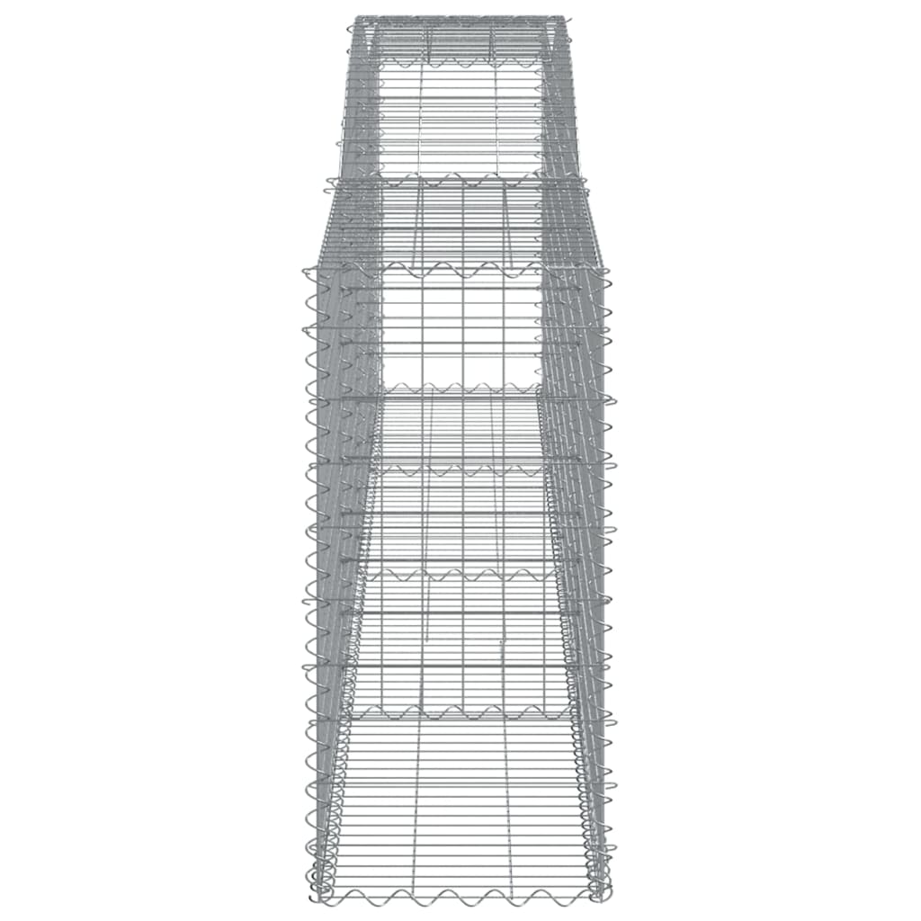 Lučne gabionske košare 20kom 400x50x100/120cm pocinčano željezo